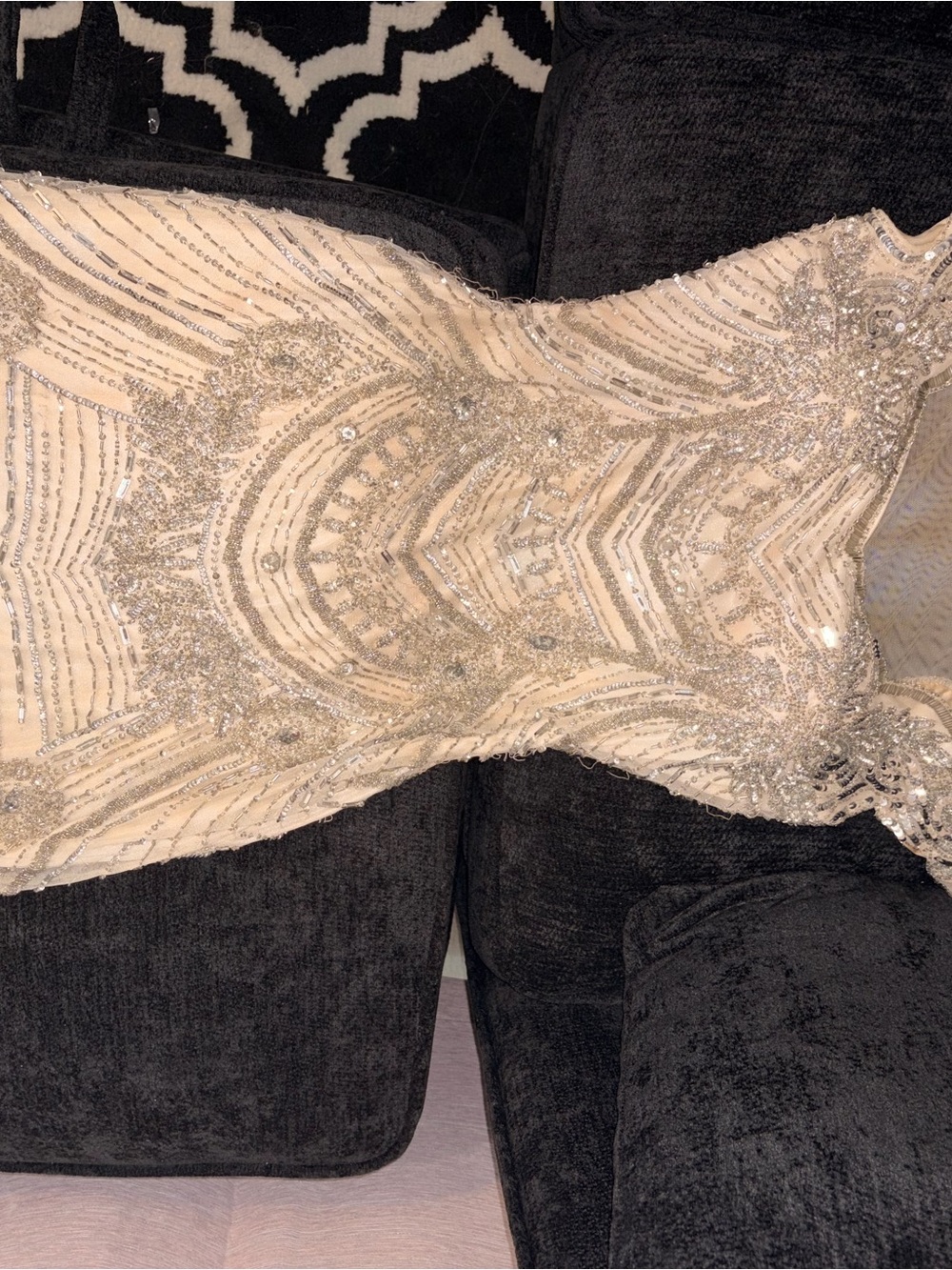 Primavera couture mini dress